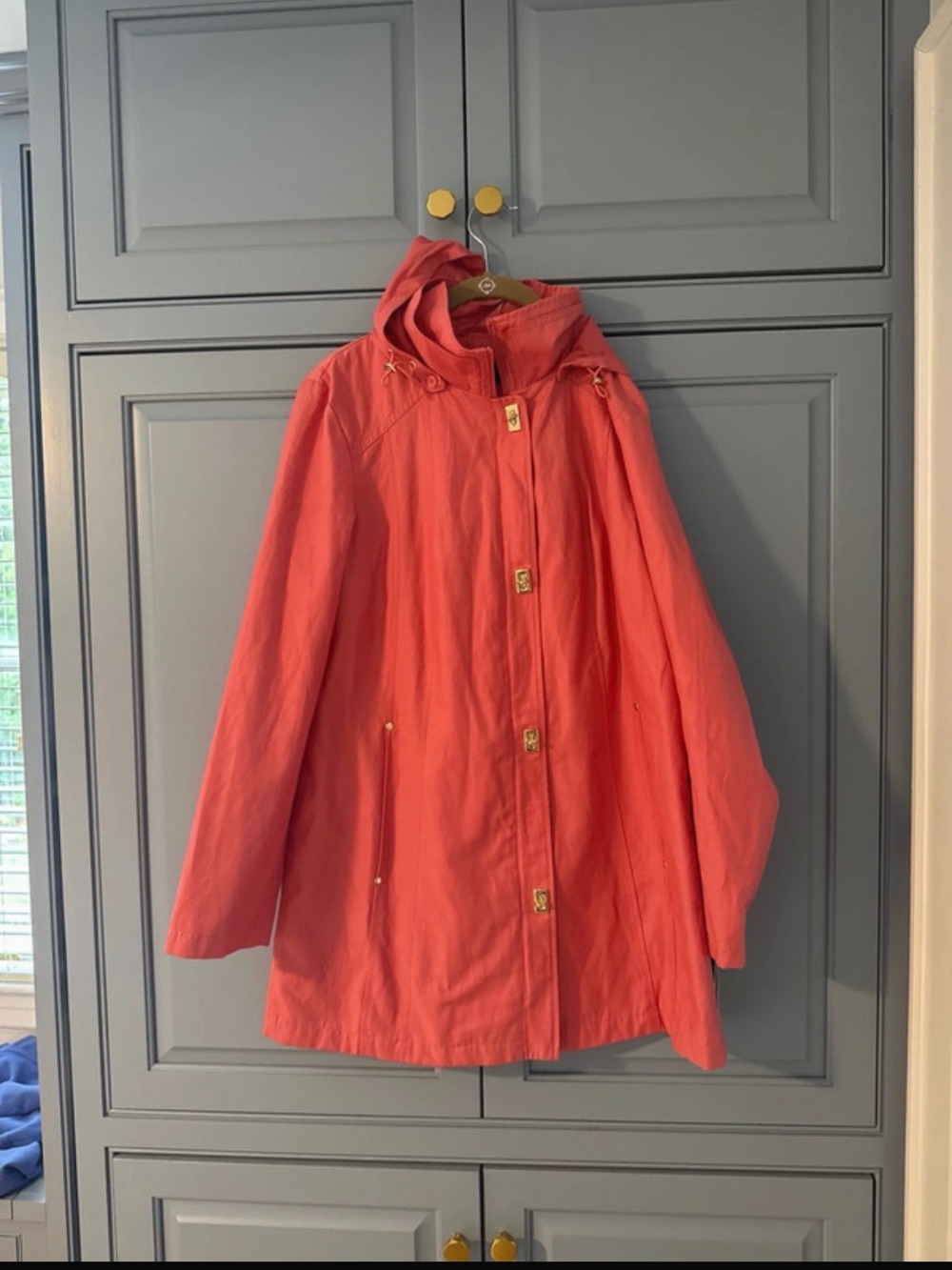NWT jones NY water proof trench, M